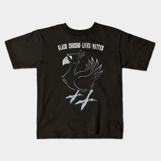 Black Chocobo Kids T-Shirt